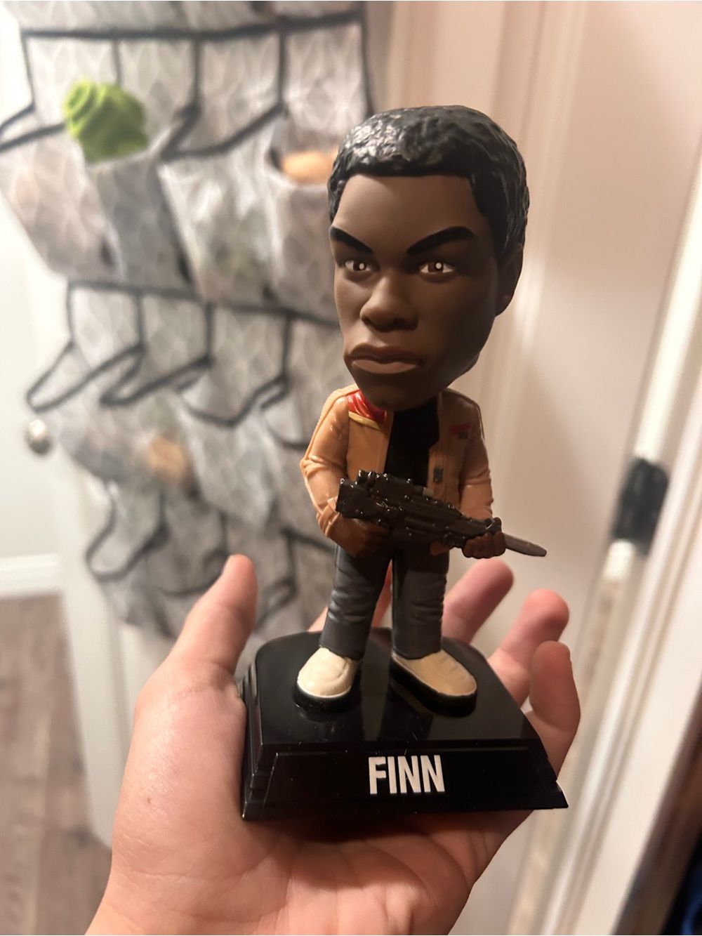 Star wars finn bobble head